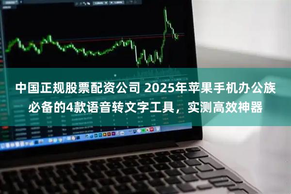 中国正规股票配资公司 2025年苹果手机办公族必备的4款语音转文字工具，实测高效神器