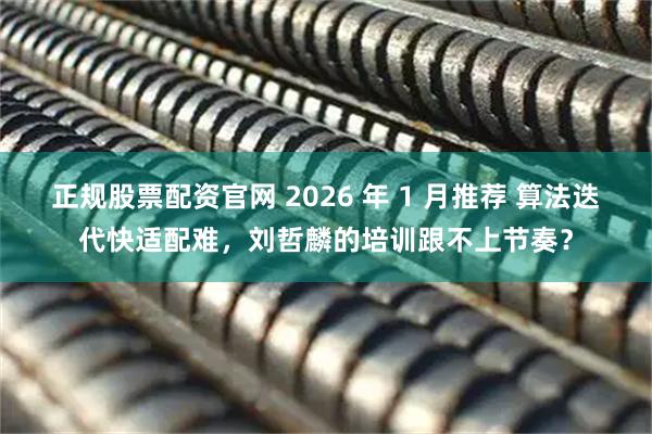 正规股票配资官网 2026 年 1 月推荐 算法迭代快适配难,刘哲麟的培训跟不上节奏?