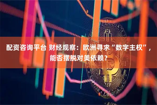 配资咨询平台 财经观察：欧洲寻求“数字主权”，能否摆脱对美依赖？